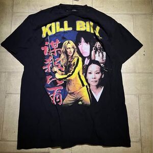 Kill bill black graphic tshirt vintage style size large